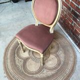 Pink medallion armchair