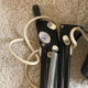 Lampe Twist vintage noire