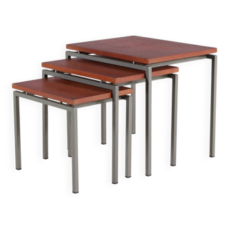 Nesting tables from the 1960s from the Netherlands.