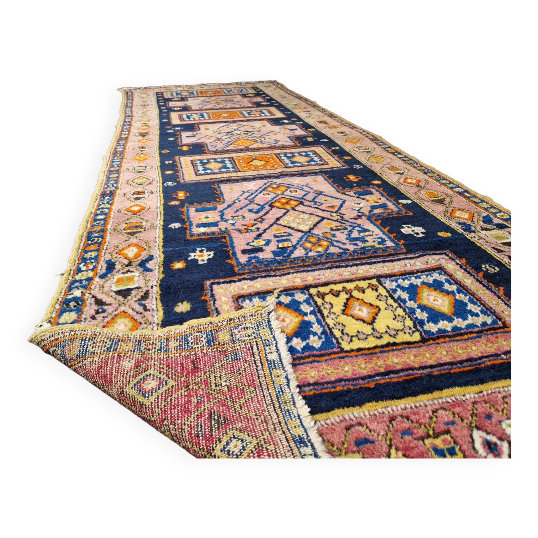 Antique Kalkaz carpet, 1920, wool on wool, 120/320 cm.