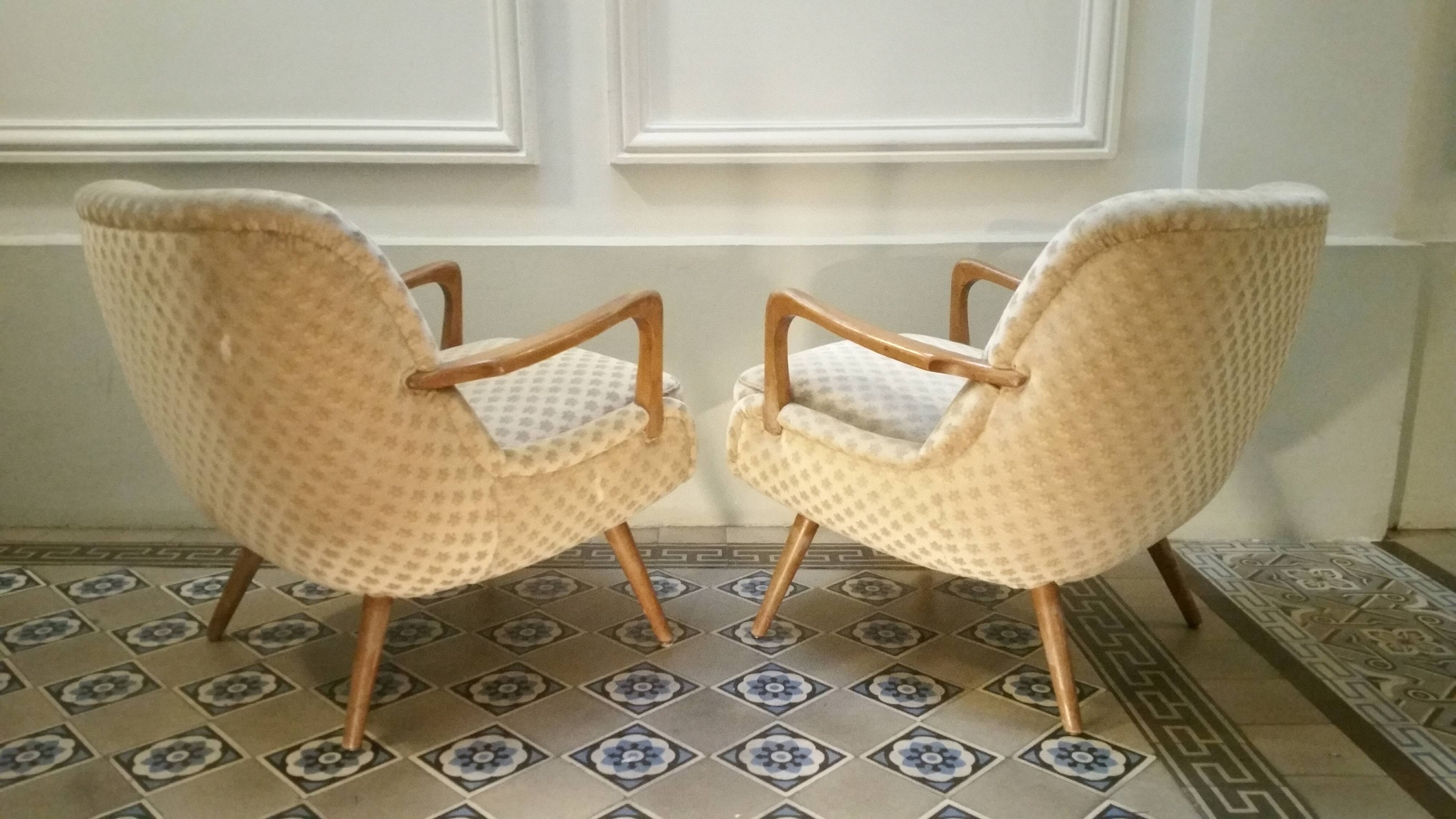 Chair Scandinavian cocktail design 50s 60s