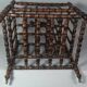 Napoleon III turned wood magazine or music sheet rack B848