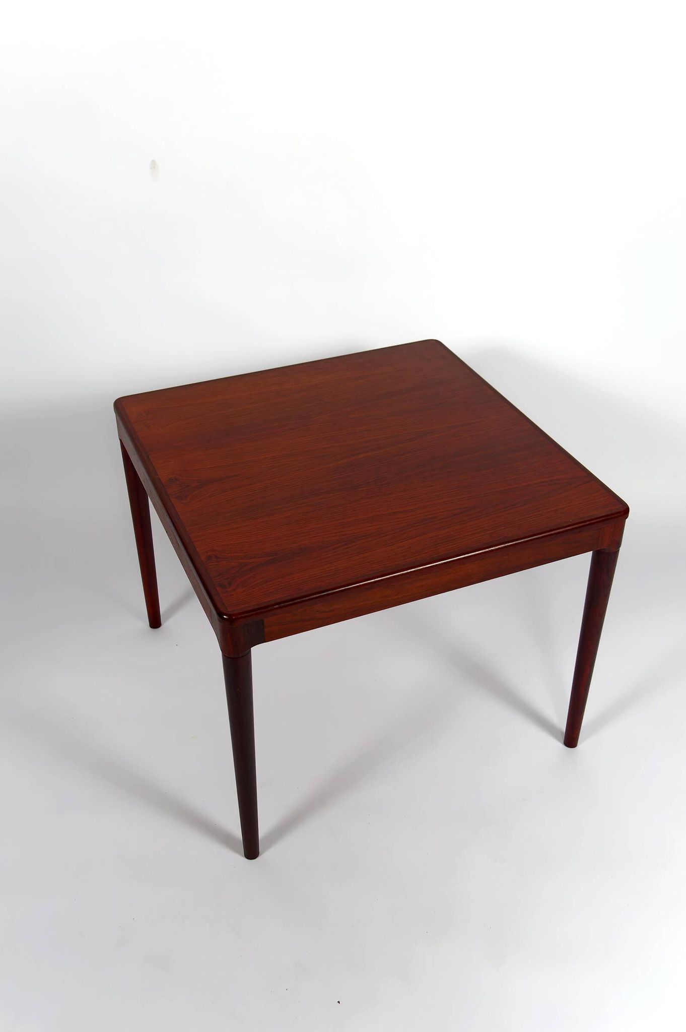 Scandinavian coffee table in exotic wood, around 1960.