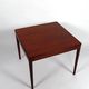 Scandinavian coffee table in exotic wood, around 1960.