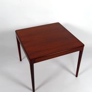 Scandinavian coffee table in exotic wood, around 1960.