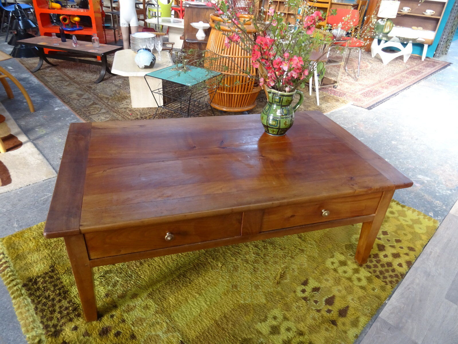 "Farm" drawers coffee table on both sides