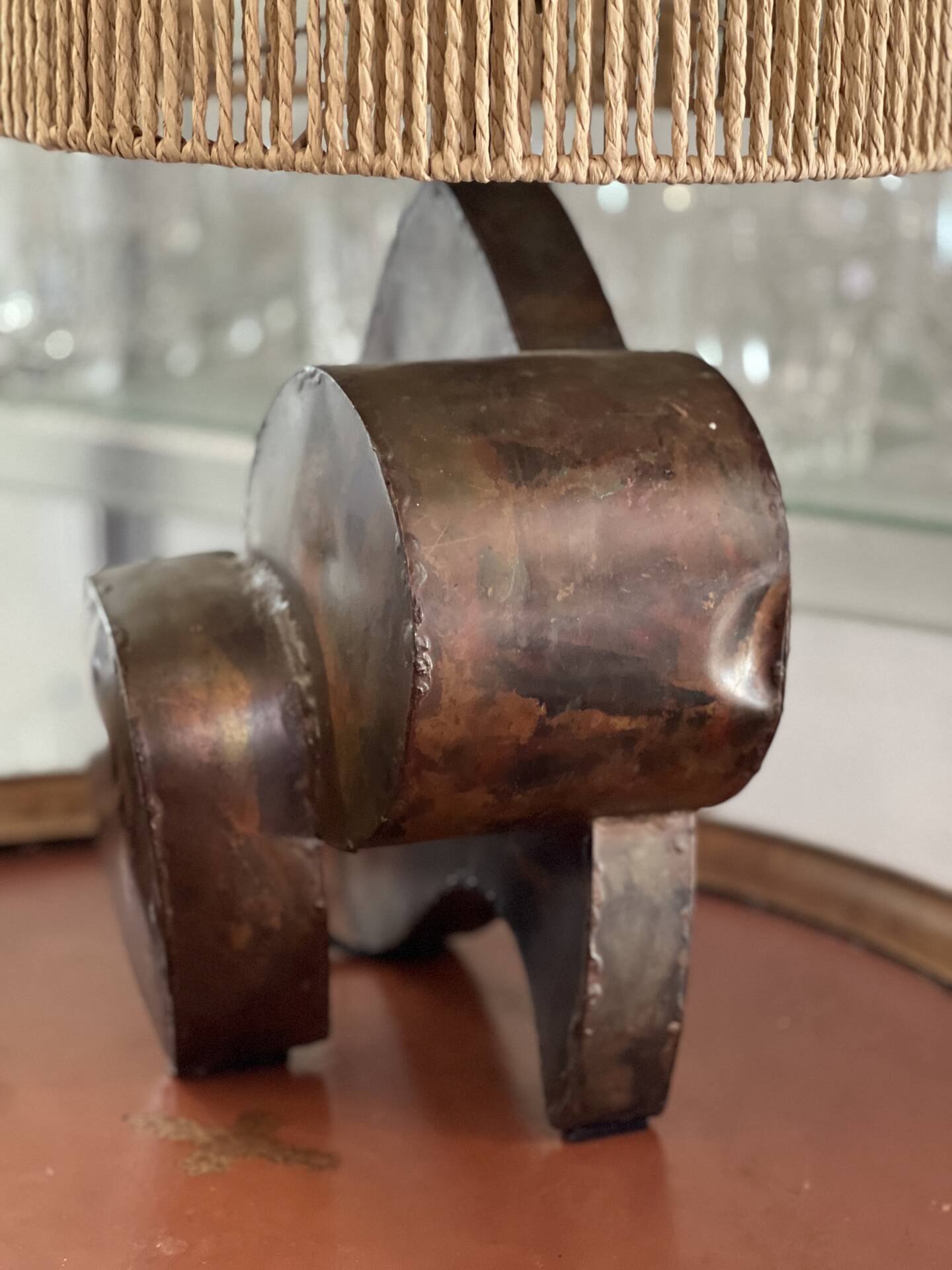 Brutalist lamp