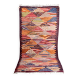 Kilim berbère multicolore, Maroc