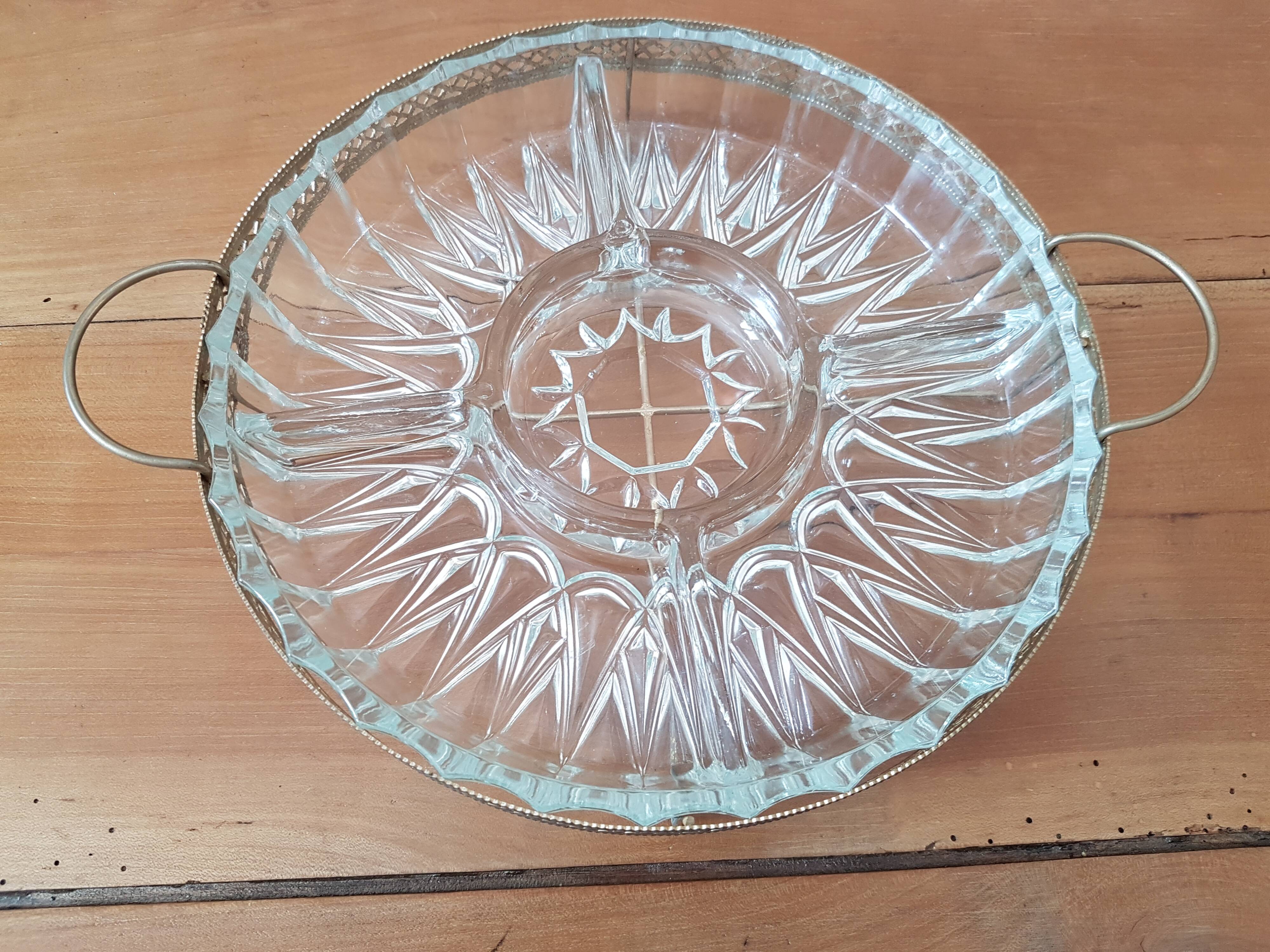 Vintage aperitif tray