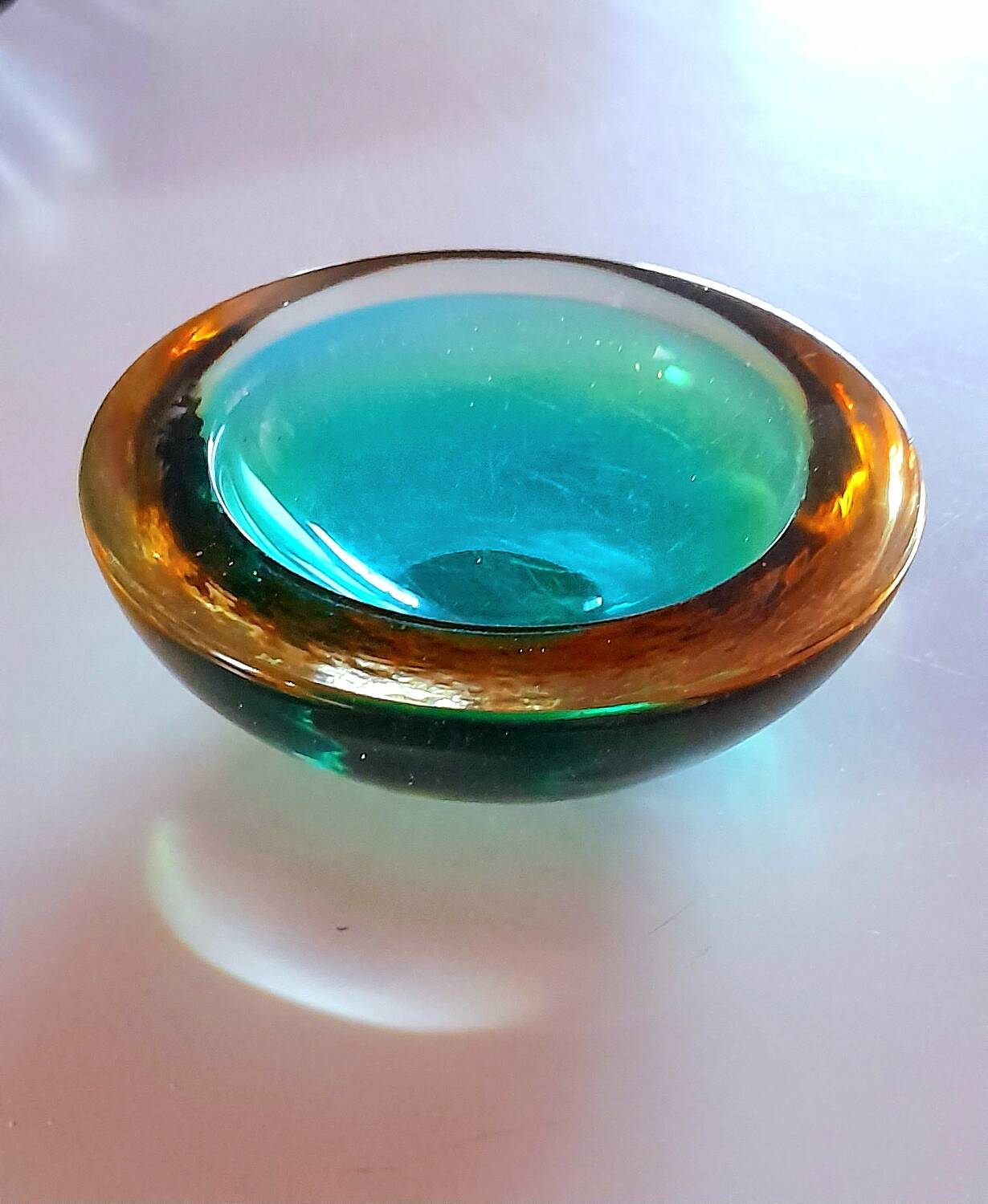 Murano glass ashtray or catchall, 70s