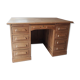 American flat desk with vintage coffered boxes