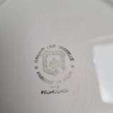 Assiettes plates bleu vintage