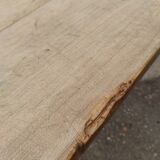 Farmhouse table turned foot and light wood 250cm