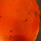 Vintage 70s floor lamp with orange trumpet base