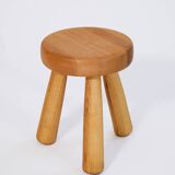 Scandinavian Ingvar Hildingsson stool, beech and ash, 1970, Sweden.