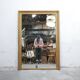 Old rectangular mirror Napoleon III 153cm x 107cm