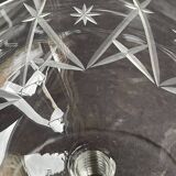 8 ½ cut crystal champagne glasses