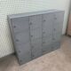 Large patinated locker cabinet (renovated)
