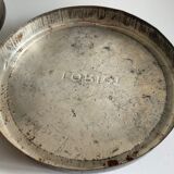 Set of 2 old weathered metal boxes