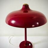 VEB Leuchtenbau - Lutz Rudolph - Glossy Red mushroom Desk lamp