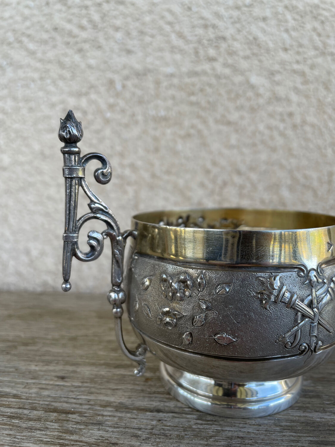 Silver plated urn trophy cup