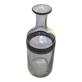 Glass and pewter screw carafe, early 20th century