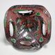 Brown Murano Glass Ashtray / Catchall by Fratelli Toso with Murrines
