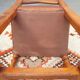 Set 6 chairs style Louis XIII VINTAGE 1980 Oak and Burgundy red leather