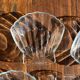 7 vintage shell-shaped bowls in Pyrex glass from France