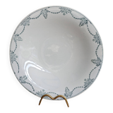 Ancien plat de service rond en céramique Moulin des loups & Hamage modèle Graciela