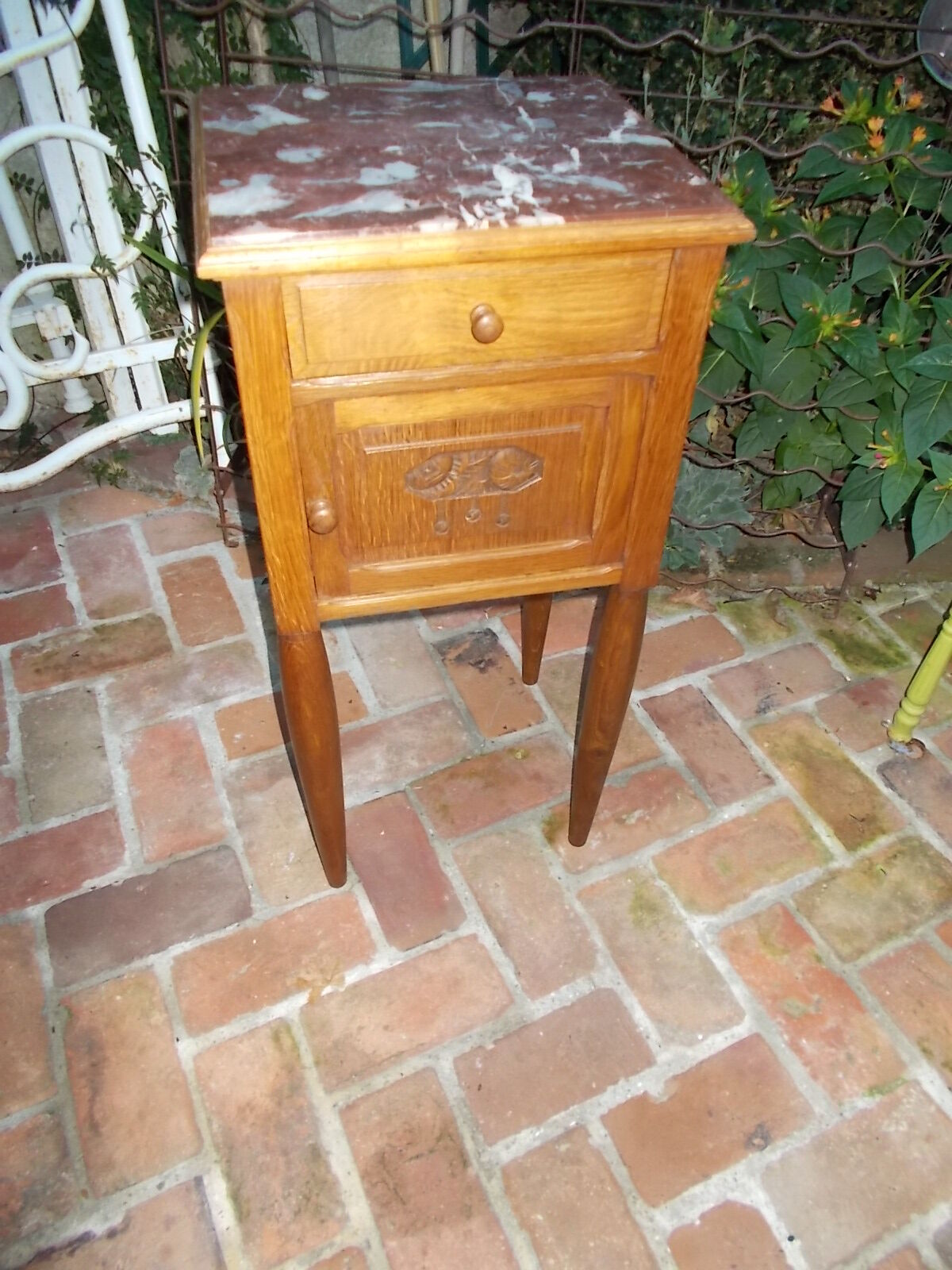 Art deco bedside table