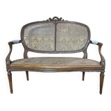 Bench - Louis XVI style cane sofa