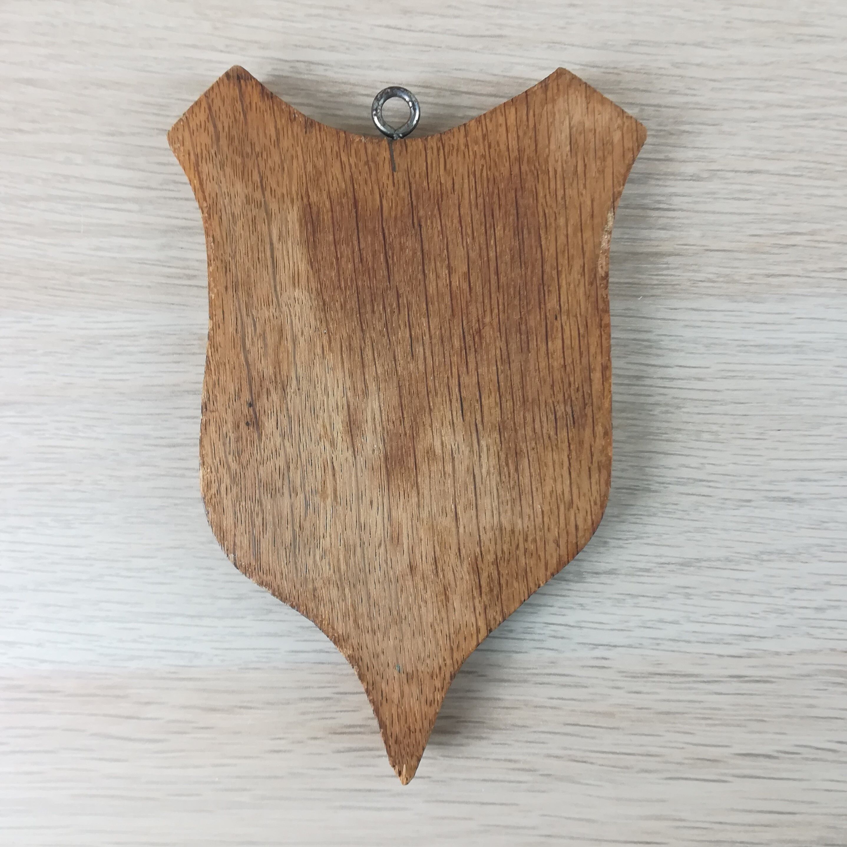 Wooden trophy holder