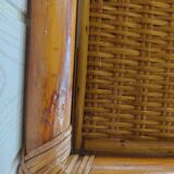 Rattan dining table