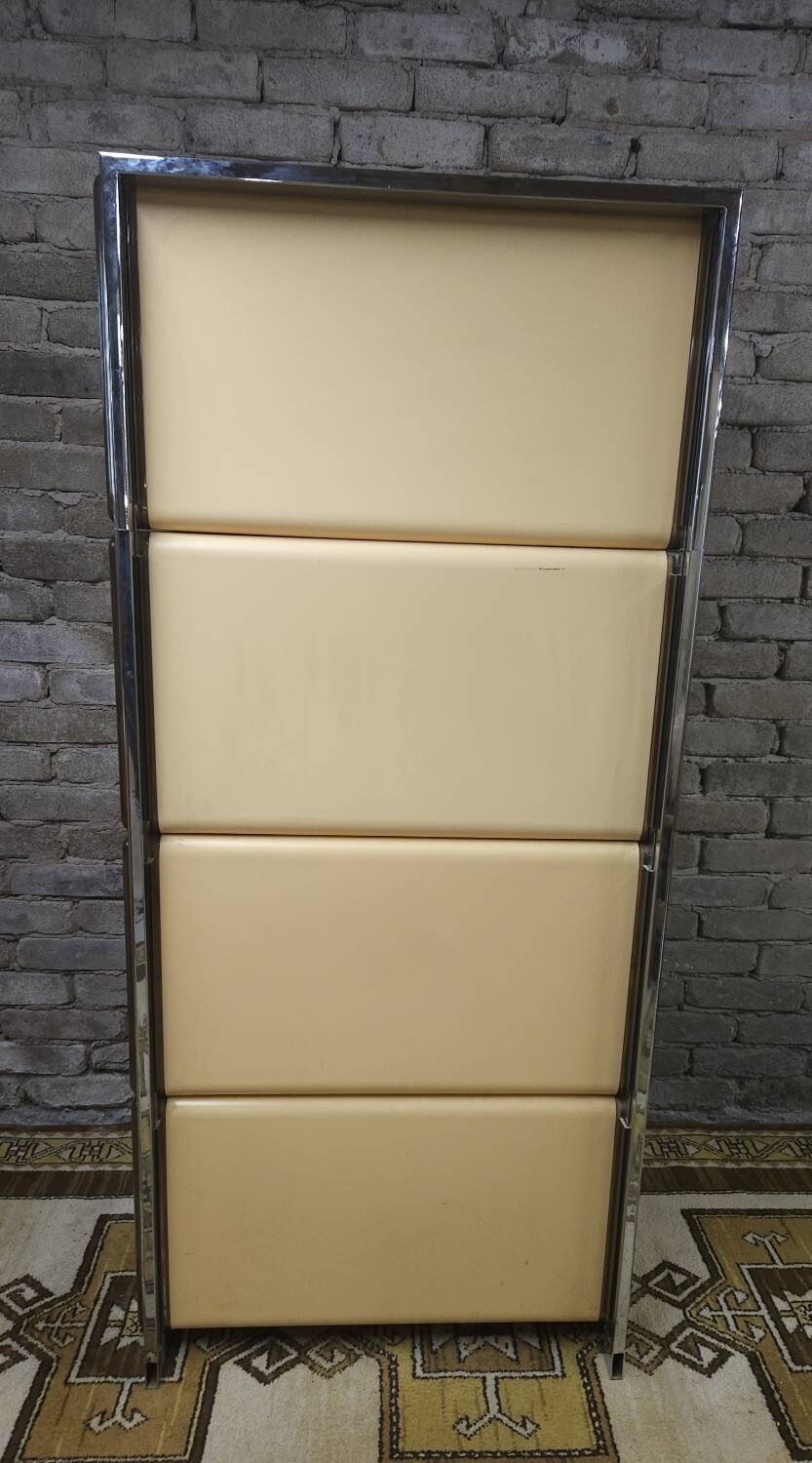 Étagère bibliothèque plexi fumé 1970