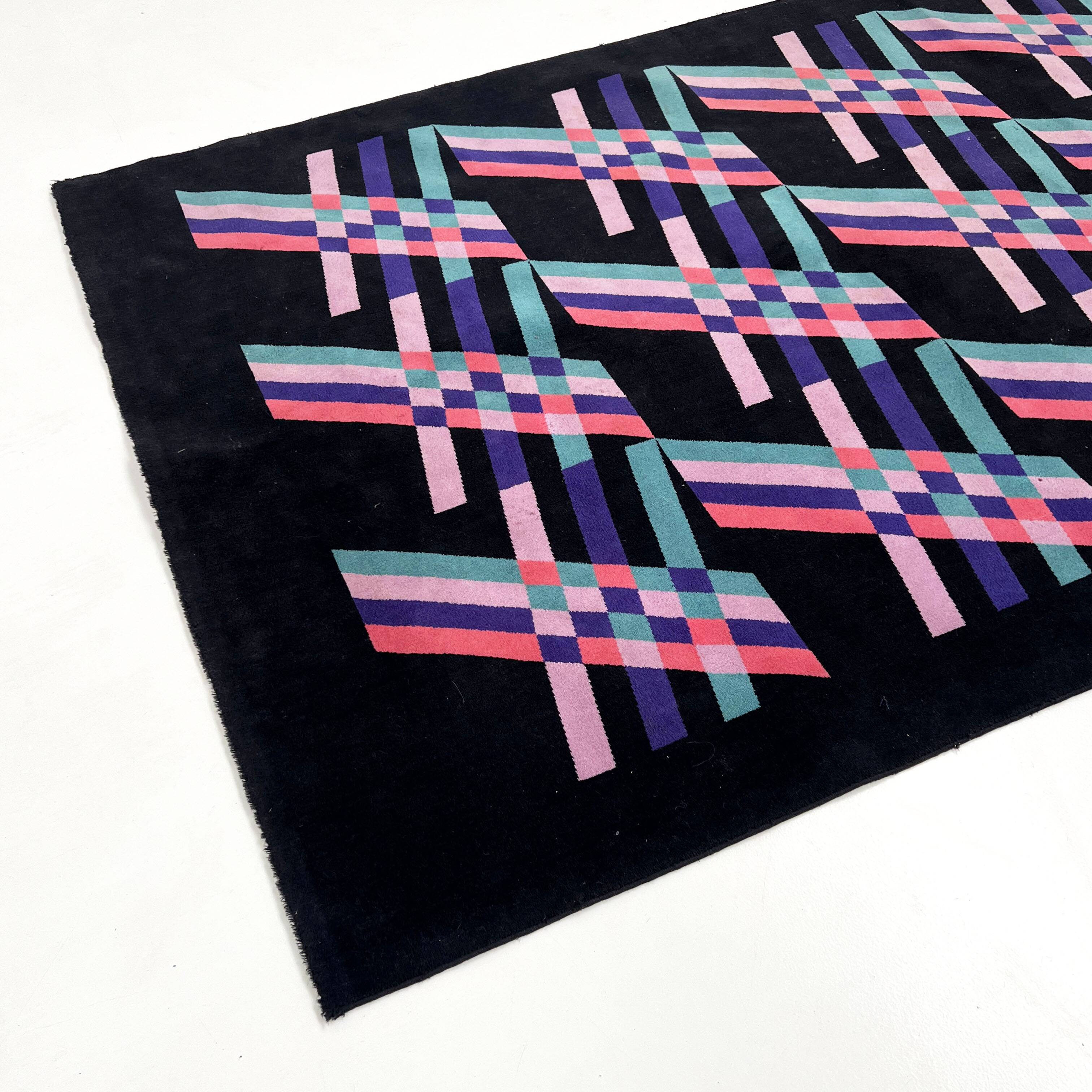 Tapis aux formes géométriques par Missoni, 1980
