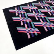 Geometric patterned rug by Missoni, 1980