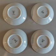 Cups series of four porcelain Hutschenreuther Selb Germany