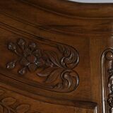 Walnut Display Cabinet, Louis XV Style – Late 19th Century