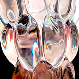 Mid-century crystal table lamp base