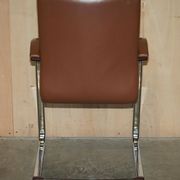 Fauteuil de bureau William Hands Orion en cuir, style Mid-Century Modern