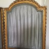 Charmant paravent style XVIIIe siècle Louis XVI  cheminée gris dorure