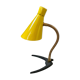 Old lamp cocotte design year 50 yellow