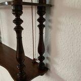 Étagère murale vintage bois tourné