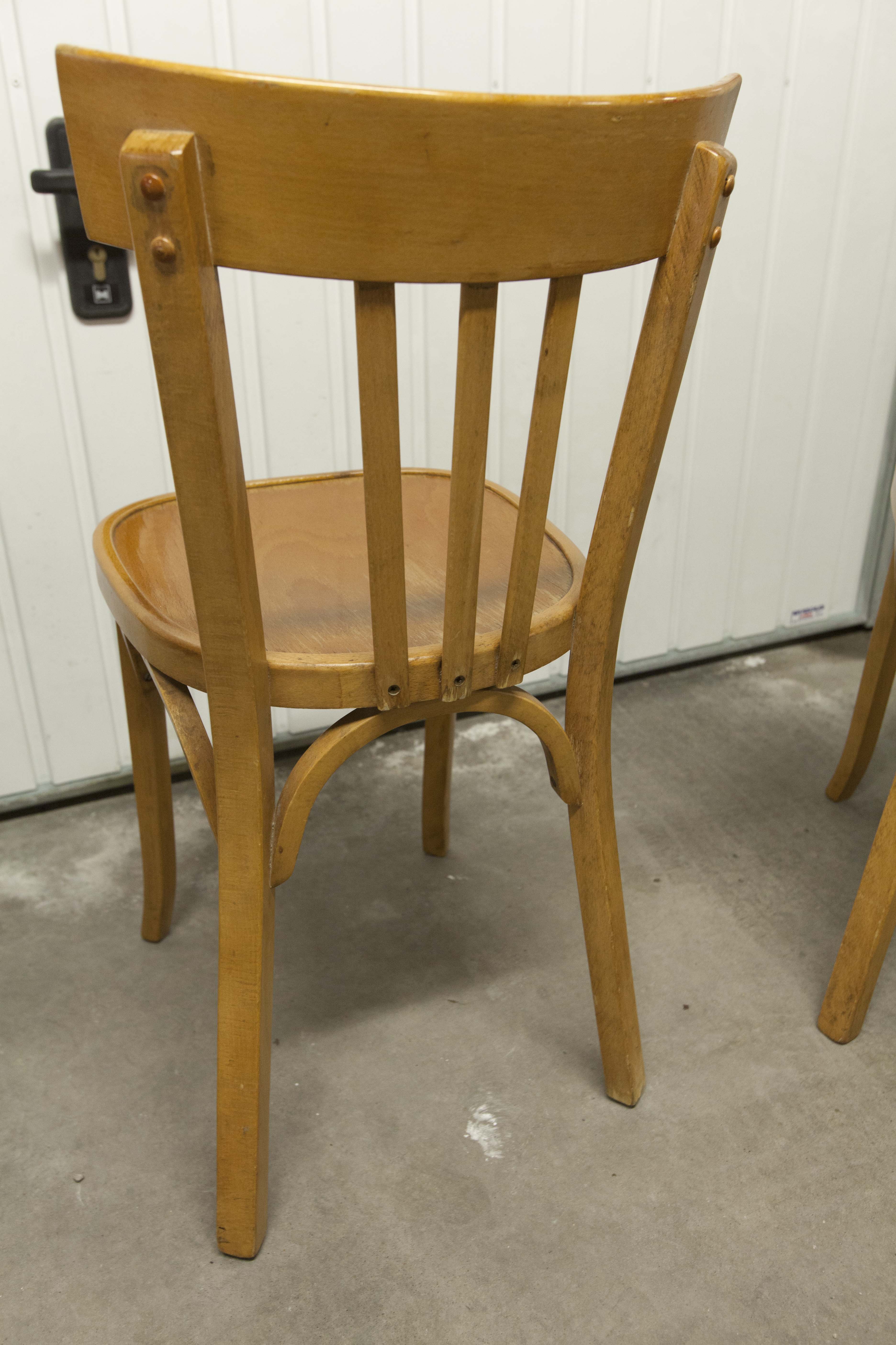 Set of 4 chairs baumann 1981
