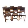Henry II leather chairs