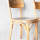 Suite de 4 chaises de bistrot Baumann 1950