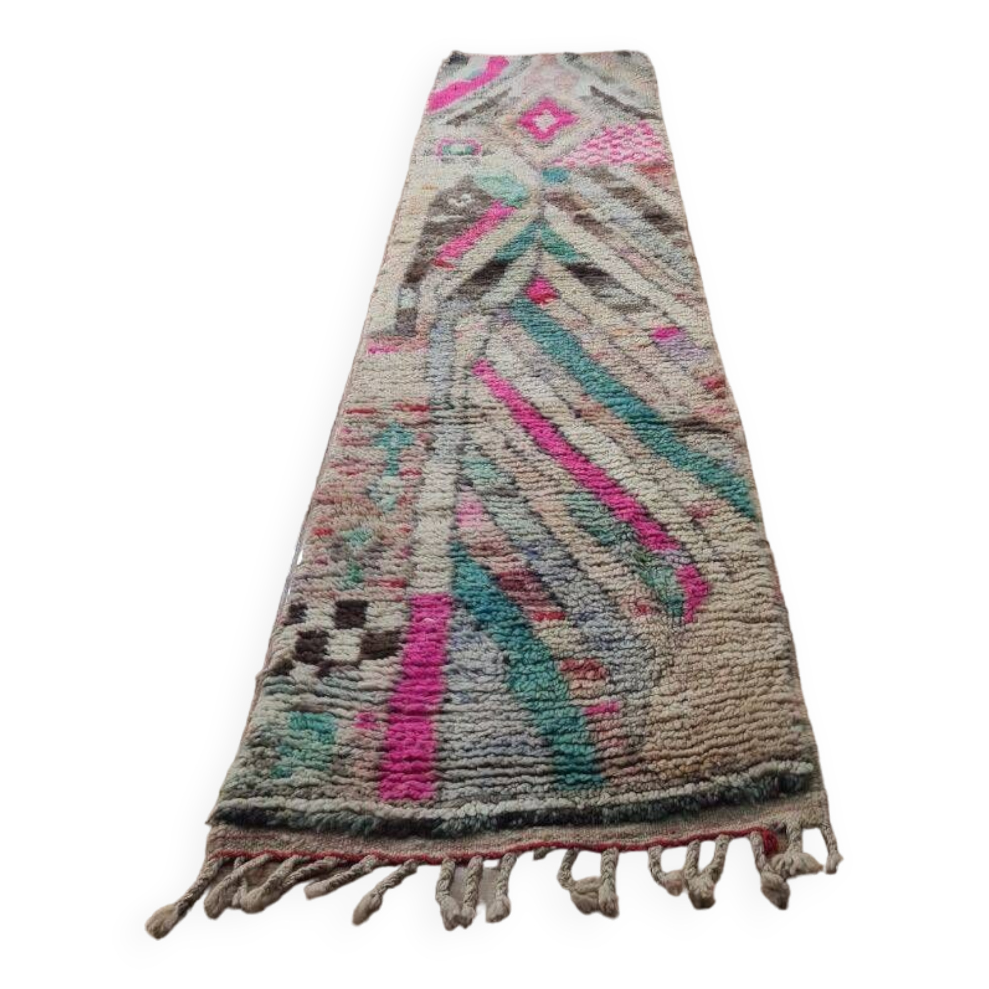 Handmade Berber hallway rug