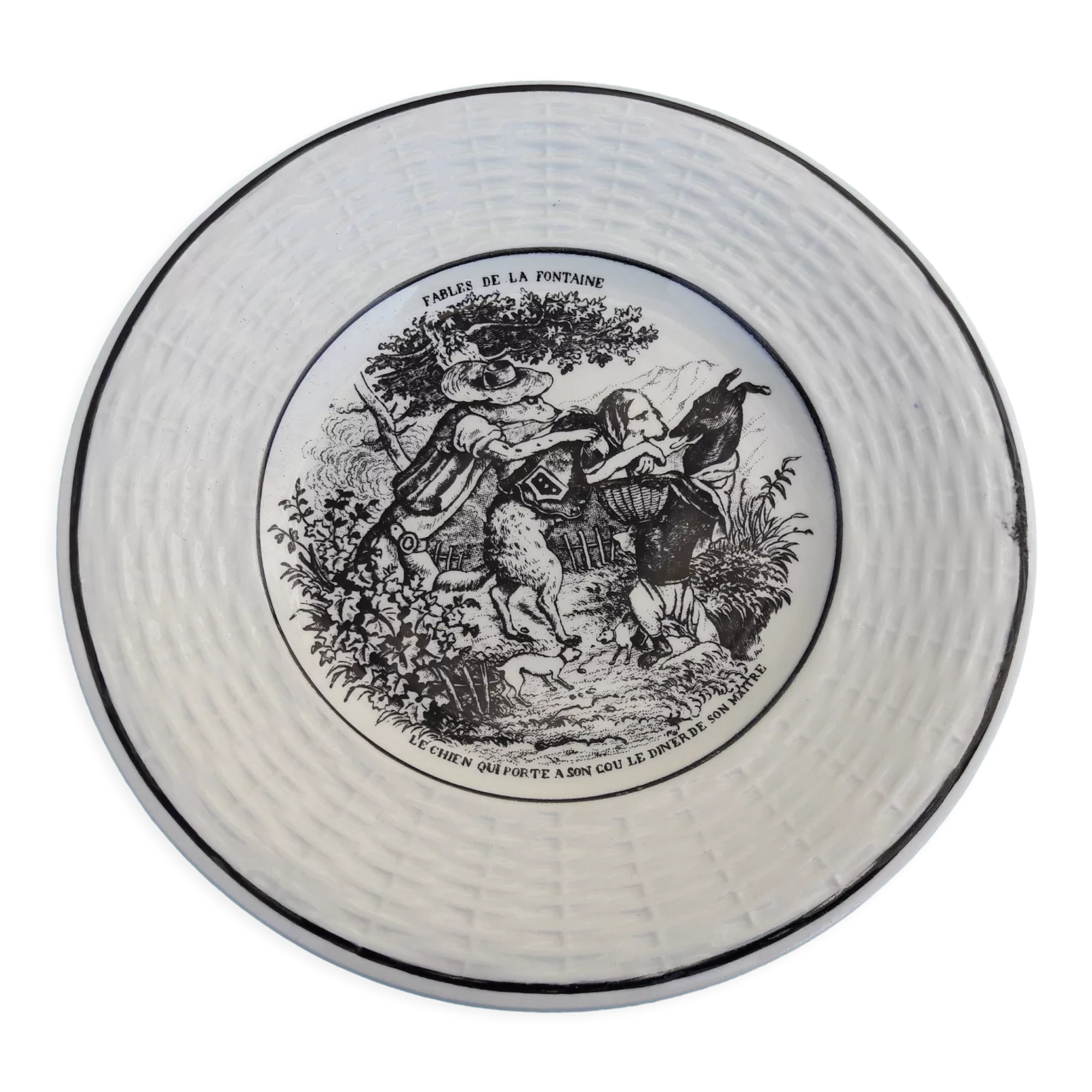 Plate fables La Fontaine