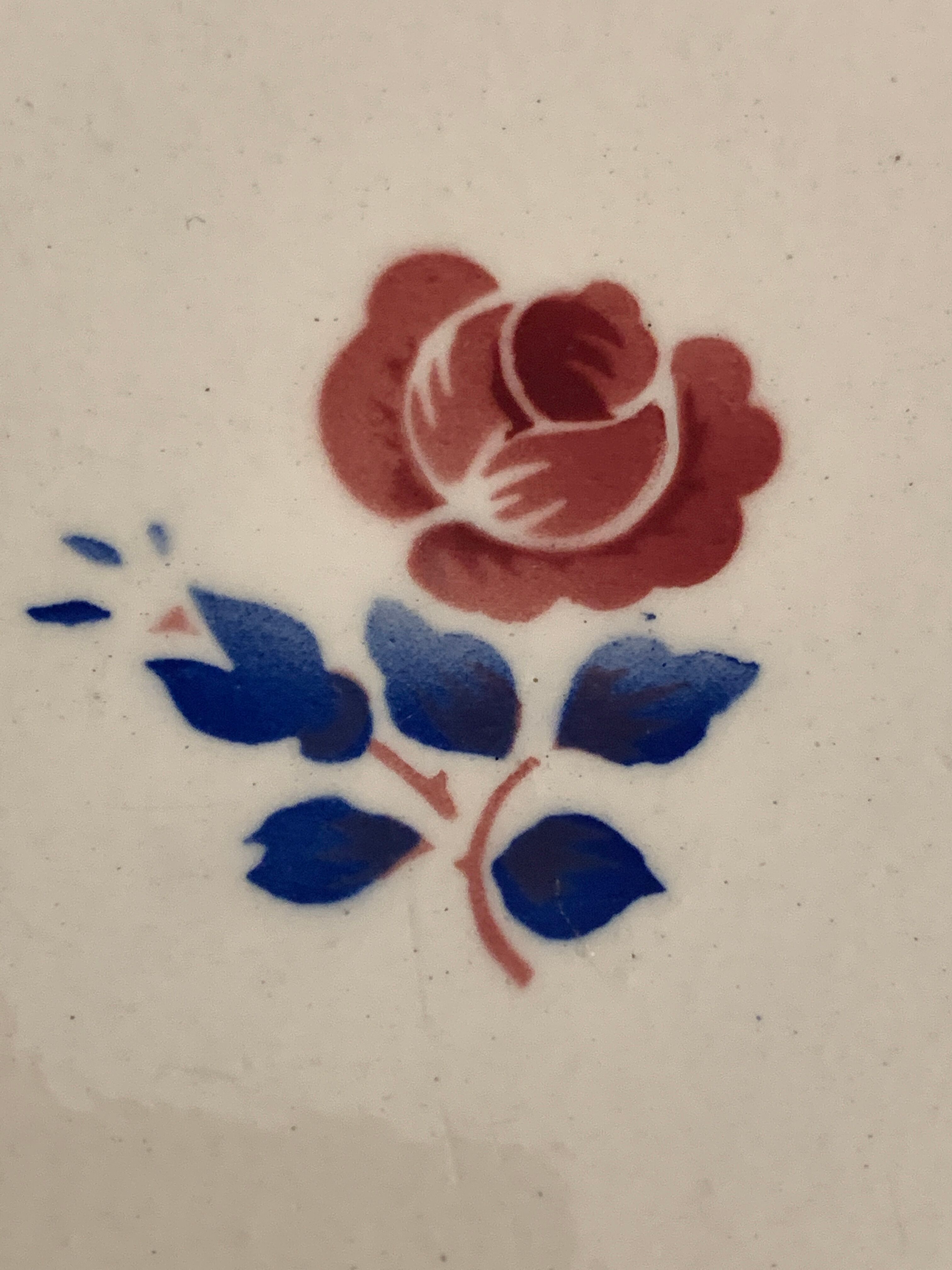 11 Flat plates Badonviller art nouveau